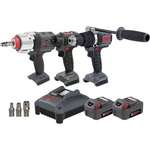 Ensemble de marteau perforateur, tournevis & tournevis &agrave; chocs, Lithium-ion, 20 V Sécurité Médic