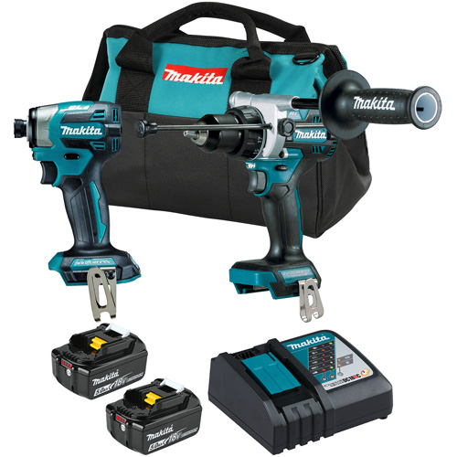 LXT Brushless Cordless Impact Driver & Hammer Drill/Driver Combo Kit, 18 V Sécurité Médic