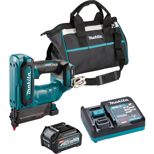 40Vmax XGT Brushless 1-3/8" 23 ga Pin Nailer Kit, 40 V, Lithium-Ion Sécurité Médic
