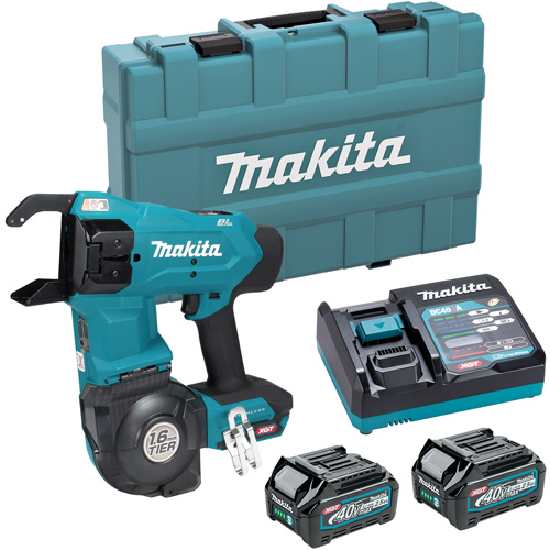 Trousse outil &agrave; lier les barres darmature sans balai 40Vmax XGT Sécurité Médic