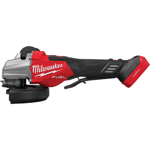 FUEL Dual Trigger Braking Grinder with Paddle Switch & ONE KEY, 6"/4-1/2" Wheel, 18 V Sécurité Médic