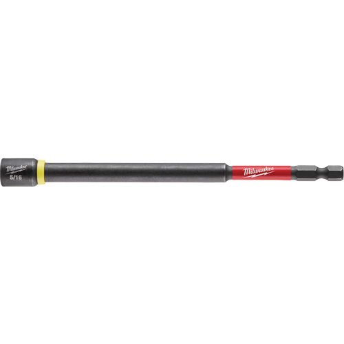 SHOCKWAVE Impact Duty Nut Driver, 5/16" Tip, 1/4" Drive, 6" L, Magnetic Sécurité Médic