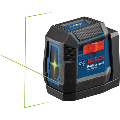 Laser &agrave; lignes crois&eacute;es auto-nivelant &agrave; faisceau vert Sécurité Médic