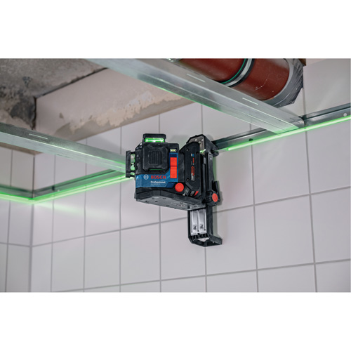 Laser dalignement/nivellement 360 connect&eacute; &agrave; faisceau vert &agrave; trois points Sécurité Médic