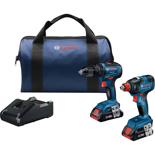 2-Tool Combo Kit, Lithium-Ion, 18 V Sécurité Médic