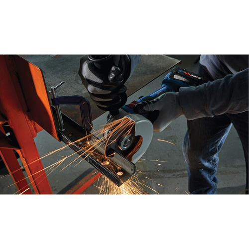 Brushless Angle Grinder with Slide Switch, 4-1/2" Wheel, 18 V Sécurité Médic