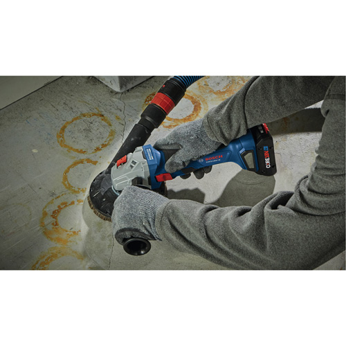 Brushless Angle Grinder with Slide Switch, 4-1/2" Wheel, 18 V Sécurité Médic