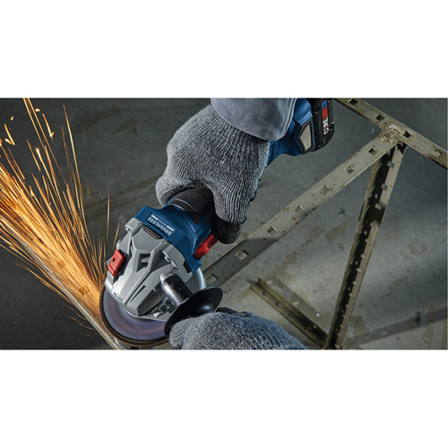 Brushless Angle Grinder with Slide Switch, 4-1/2" Wheel, 18 V Sécurité Médic