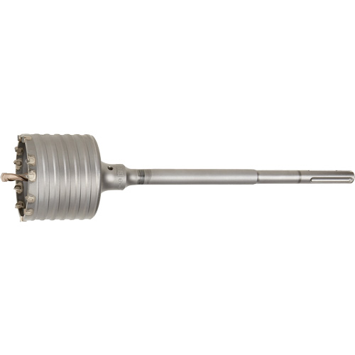 Foret-tr&eacute;pan pour marteau perforateur, 4", Profondeur de la coupe de 17" Sécurité Médic