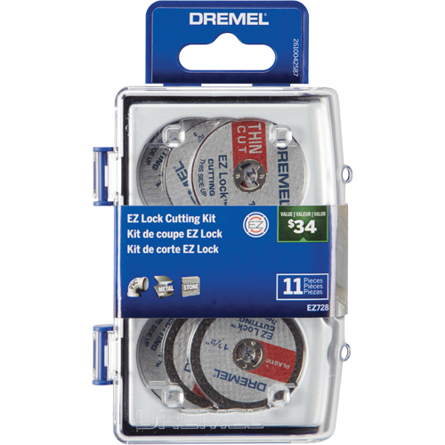 EZ Lock Cutting Rotary Accessories Micro Kit Sécurité Médic