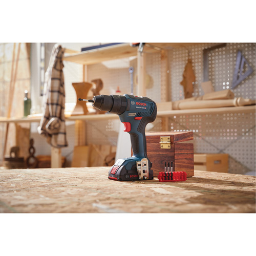 EC Brushless 1/2 In. Hammer Drill/Driver Kit, 1/2" Chuck, 18 V Sécurité Médic