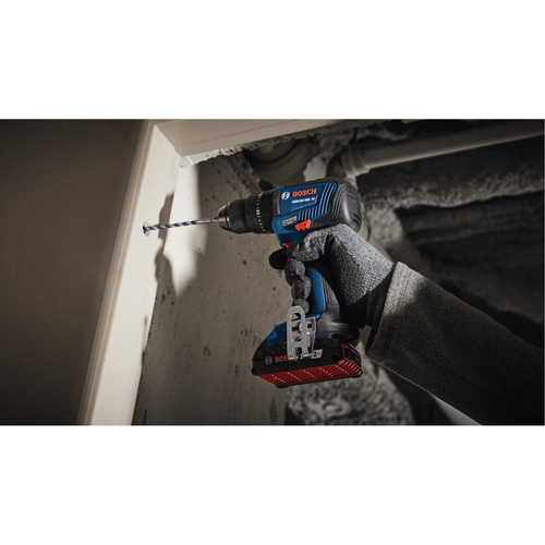 EC Brushless 1/2 In. Hammer Drill/Driver Kit, 1/2" Chuck, 18 V Sécurité Médic