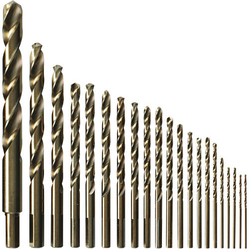 Drill Bit Set, 21 Pieces, Cobalt Sécurité Médic