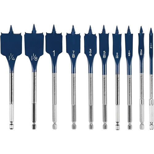 Daredevil&reg; Spade Bit Set, 10 Pieces Sécurité Médic