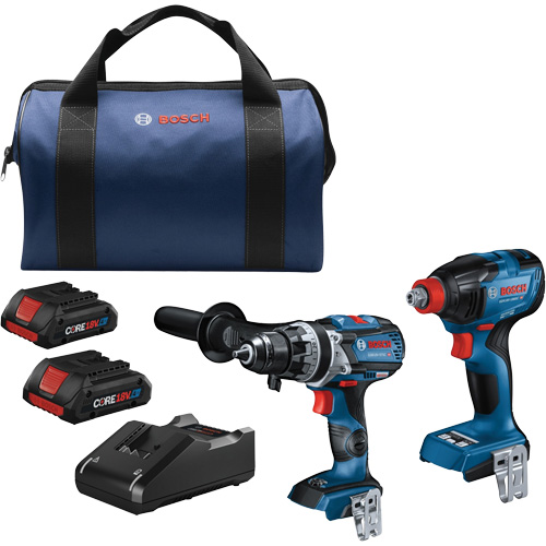 2-Tool Combo Kit, Lithium-Ion, 18 V Sécurité Médic