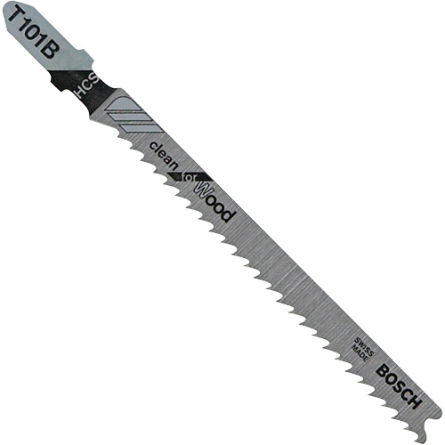 Jigsaw Blade, Carbon Steel, T-Shank, 4" L, 10 TPI Sécurité Médic