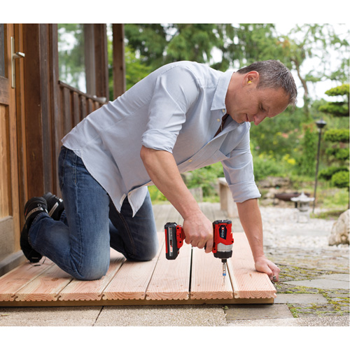 Cordless Impact Driver Kit, 1/4", 1240 in-lbs Max. Torque, 18 V, Lithium-Ion Sécurité Médic