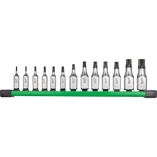 Jeu de douilles &agrave; embouts inviolables, Torx, Prise 1/4"/3/8", 13 mr Sécurité Médic