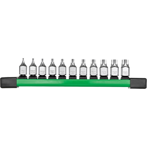 Jeu de douilles &agrave; embouts &agrave; profil bas, Torx, Prise 1/4", 11 mr Sécurité Médic