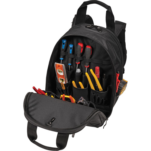 Sacs &agrave; dos Phantom pour outils &agrave; 36 poches, 11" lo x 14-1/2" la, Noir, Balistique/Polyester Sécurité Médic