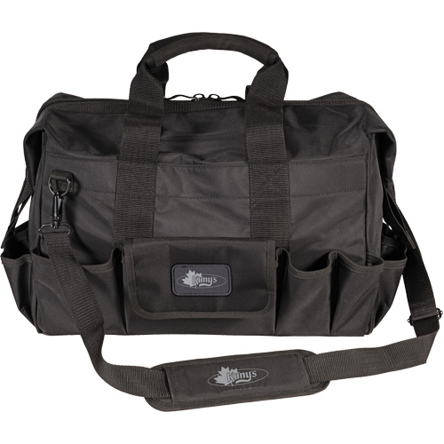 Phantom Collection 18" Contractor's Tool Bag, Ballistic Polyester, 25 Pockets, Black Sécurité Médic