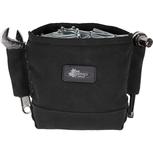 Sac Phantom pour &eacute;crous et boulons avec 2 manchons, Toile, 3 pochettes, Noir Sécurité Médic