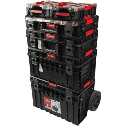 5-Piece Arx&reg; Rolling Toolbox Base Set, 25-1/5" x 19" x 54-3/5", Black Sécurité Médic