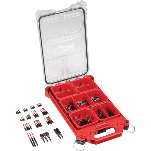 100-Piece PACKOUT SHOCKWAVE Impact-Duty Driver Bit  Set Sécurité Médic