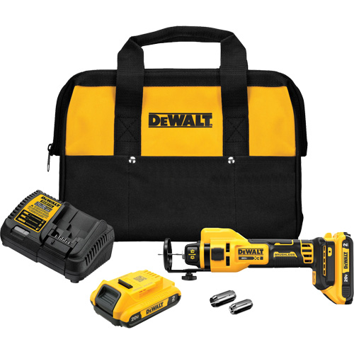 MAX* XR&reg; Brushless Drywall Cut-Out Tool Kit (2.0Ah) Sécurité Médic