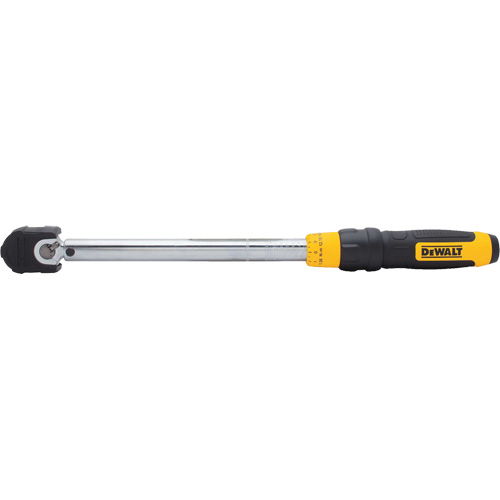 Micrometer Torque Wrench, Click, 3/8" Square Drive, 20 - 100 ft-lbs./27.11-135. 58 N.m Sécurité Médic