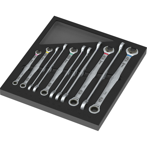 Insert en mousse 9735 pour jeu 6007 Joker 1, Combinaison &agrave; cliquet, 12 morcea Sécurité Médic