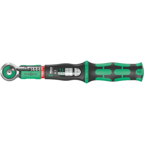 Safe-Torque A 1 Torque Wrench, Click, 1/4" Square Drive, 2 - 9 lbf. Ft Sécurité Médic