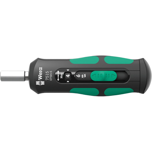 Kraftform Safe-Torque Speed Torque Screwdriver, 2 - 6 Nm Torque Range, 5-4/5" Length Sécurité Médic