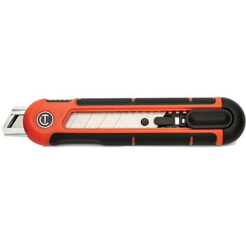 18mm Snap Off Blade Retractable Knife, Steel, Plastic Handle Sécurité Médic