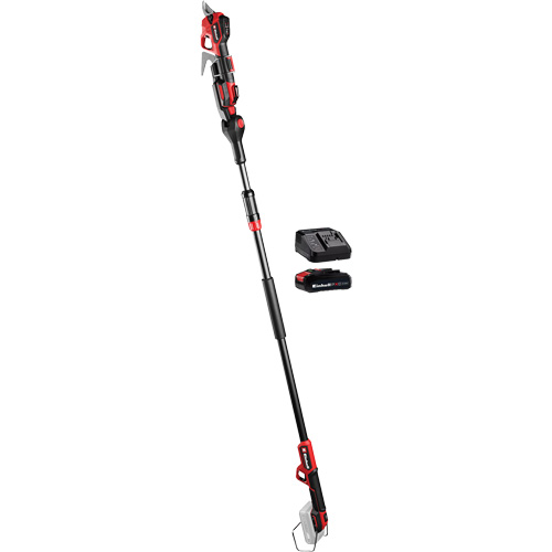 2-in-1 Professional Cordless Telescopic Pole Pruning Shear with 2.5Ah Battery & Charger Starter Kit Sécurité Médic