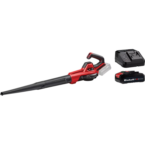 Cordless 110 CFM Universal Blower with 2.5Ah Battery & Charger Starter Kit, 18 V, 155.34 MPH Output, Battery Powered Sécurité Médic