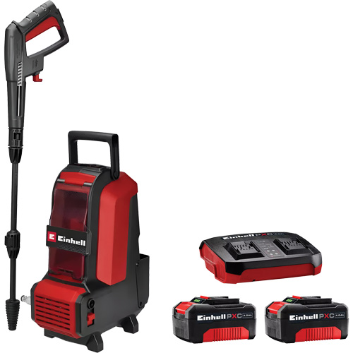 Cordless High Pressure Cleaner with 4Ah PXC Battery & Charger Starter Kit, Battery Powered, 1522 PSI, 1.23 GPM Sécurité Médic
