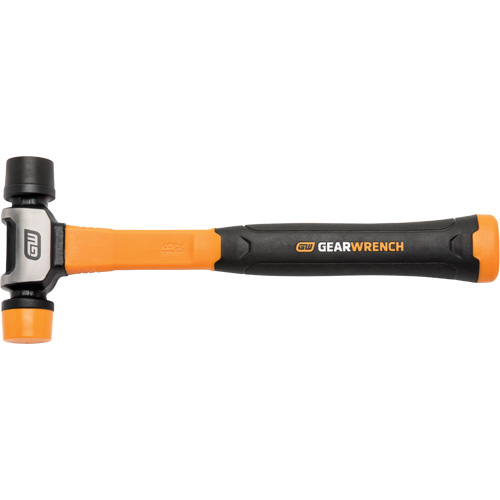 Soft Face Hammer, 16 oz. Head Weight, Plain Face, Solid Steel Handle, 12-1/4" L Sécurité Médic