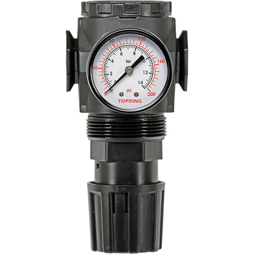 MODULAIR 300 Zinc Diaphragm Regulator, 3/8" NPT, 300 psi Max. PSI, In Line/Modular Sécurité Médic