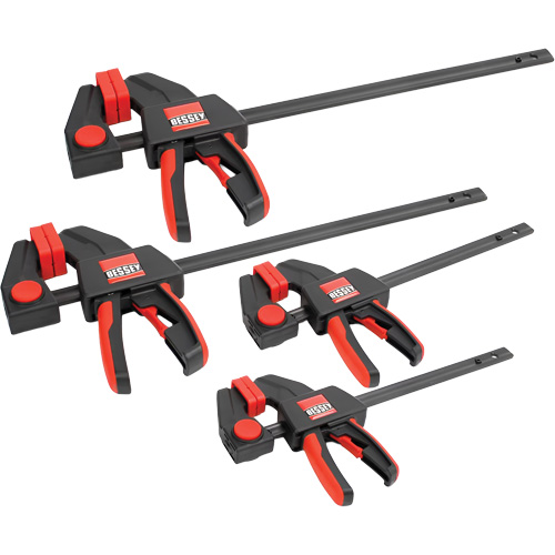 4-Piece Medium & Large Trigger Clamps Set, 12" (304.8 mm)/6" (152.4 mm) Sécurité Médic