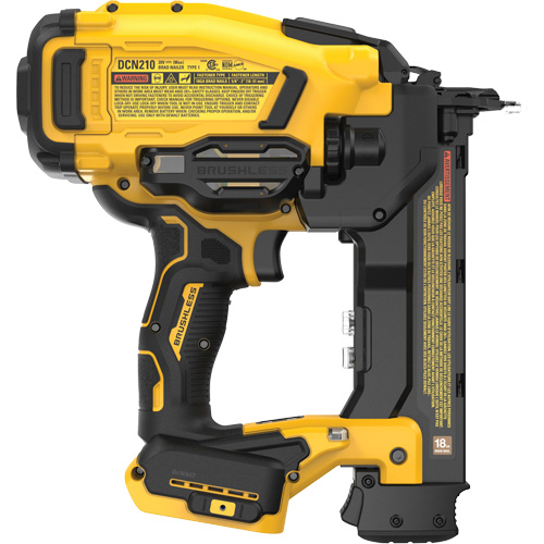 XR&reg; Cordless 18Ga Brad Nailer, 20 V, Lithium-Ion Sécurité Médic