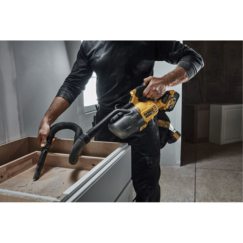 Aspirateur &agrave; main sans fil pour d&eacute;chets secs, 20 V, Capacit&eacute; 0,18 gal Sécurité Médic