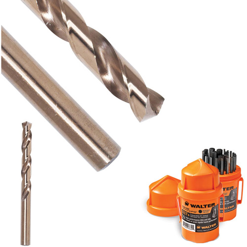 SST+ Jobbers Drill Bit, High Speed Steel, 27/64", 5-9/16" L, 3-11/16" Flute, 135° Point Angle Sécurité Médic