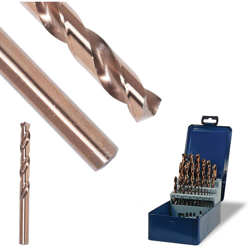 SST+ Jobbers Wire Gauge Drill Bit, High Speed Steel, #1, 3-11/16" L, 2-1/4" Flute, 135° Point Angle Sécurité Médic