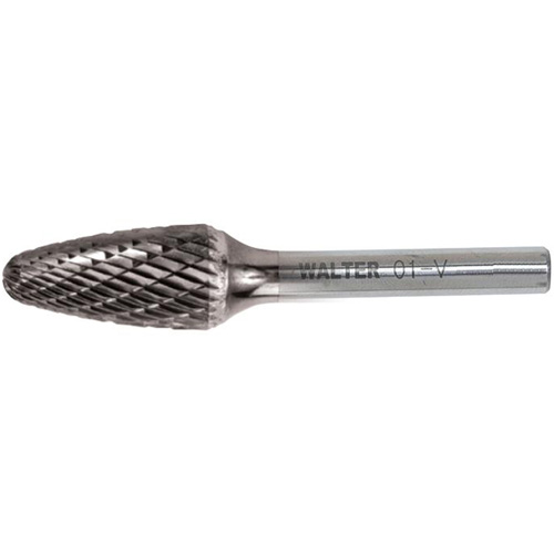Double Cut Tree Carbide Burr, 1/2" Dia., 1" Depth of Cut Sécurité Médic