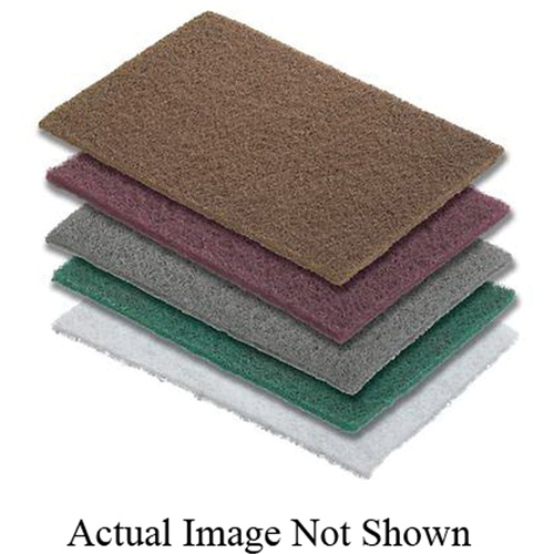 BLENDEX Hand Pads, Aluminum Oxide, 6" x 9", Medium Grit Sécurité Médic