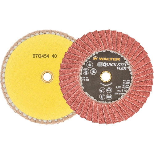 DISQ BLENDER QS 4-1/2 GR40, 4-1/2" x Type 29, Grain 40, Oxyde d'aluminium Sécurité Médic