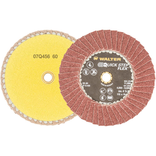 Disc Blender, 4-1/2" x Type 29, 60 Grit, Aluminum Oxide Sécurité Médic