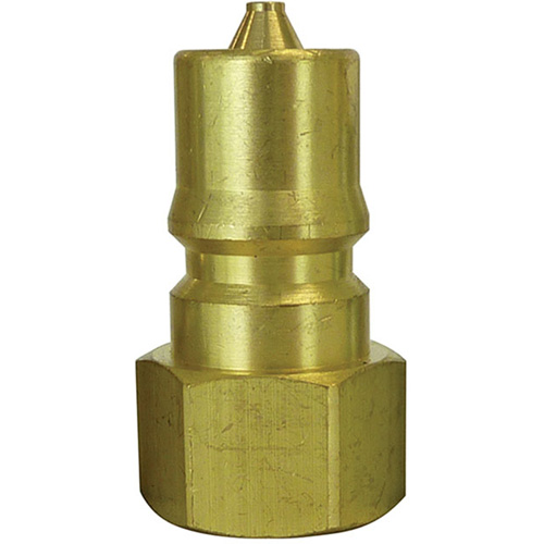 Bouchon pour raccord hydraulique rapide, 3/4" dia., Laiton Sécurité Médic