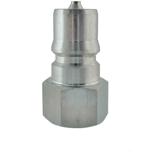 Hydraulic Quick Coupler - Plug, Stainless Steel, 1/2" Dia. Sécurité Médic